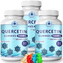 (3Pack) Quercetin Gummies - Quercetin mit Bromelain Vitamin C + Zink Vitamin D3 – Kaubare Quercetin 900mg Ergänzungen - Quercetin für Kinder und Erwachsene (3)