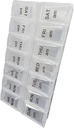zweimal pro Tag Pille Organizer, Wochentag und Nacht Pille Container, Tag und Nacht Medikamente oder Vitamin für Morgen oder Nacht PM Separation (3)