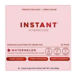 Instant Hydration Elektrolyte Pulver-Packets - Wassermelone Elektrolyt-Getränk-Mix - Zero Sugar - Keto, Vegan, Glutenfrei, Non-GMO - Boost Erholung, Gehirngesundheit, Muskel- & Tissue-Unterstützung- 30 Sticks