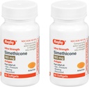 Rugby Ultra Strength Simethicone Gas Relief 180 mg - Maximale Gasentlastung für Erwachsene - Kann helfen mit Symptomen der Blähung, Bloating, Gas Vollständigkeit - 60 Softgels (2 Pack)