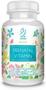 ACTIF Bio-Pränatal-Vitamin mit 30+ Bio-Vitamine, 100% natürlich, DHA, EPA, Omega 3, und Bio-Kräuter-Mischung - Non-GMO, 45 Portionen