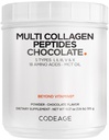 Codeage Multi Collagen Schokoladenprotein Pulver - Hydrolysed Bovine Collagen Peptide, 5 Collagen Arten & MCT Öl - Collagen Creamer, Chocolate Collagen Peptide - Protein Shakes - Non-GMO - 18.17 oz