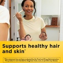 Natur Made Biotin 1000 mcg, Nahrungsergänzung unterstützt gesundes Haar & Haut, 120 Softgels, 120 Tage Versorgung (Pack von 2)