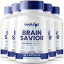 Brain Savior Brain Ergänzungen für Gedächtnis- und Fokuskapseln, BrainSavior Advanced Formula Brain Health Support - Maximum Strength Nootropics Brain-Savior Alle Natural Support Bewertungen (5 Pack)