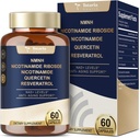 Totaria NMNH (NAD oder NMN Alternative Supplement) (Dihydronicotinamid Mononukleotid) Ultra Strength, NAD+ Unterstützung w/NR, Resveratrol & Quercetin, Ultra Absorption für Anti-Aging, Vegan