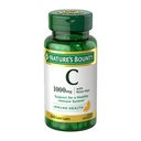 Natur Bounty Vitamin C + Rose HIPS, Immununterstützung, 1000mg Vitamin C, Beschichtete Kapseln, 1 Servieren pro Tag, Vegetarische Kapseln, 100 Ct