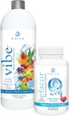 Eniva Vibe Fruit & Veggie Full Spectrum Daily Liquid Multi Vitamin Minerals und Omega 3s Combo Pack