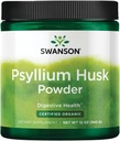 Swanson Certified Organic Psyllium Husk Powder 12 Unze (340 g) Pwdr