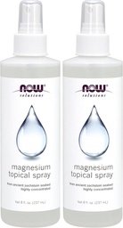 NOW Lösungen, Magnesium-Themenspray, vom alten Zechstein-Meerbett, hochkonzentriert, 8 Fl Oz (Pack von 2)