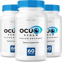 rize labs - Ocurenew Vision Support Supplement, All-Natural Capsules für die Verbesserung der Vision Gesundheit und bessere Fähigkeit zum Fokus, Unterstützt gesunde Augenfunktionen (180 Kapseln)
