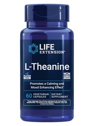 Life Extension L-Theanine, 100 mg, Relaxation, 60 Capsules