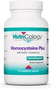 Nutricology Homocystein Plus Supplement - mit Setria Glutathione, Vitamin B Complex, Trimethylglycin, Vegetarische Kapseln - 90 Count