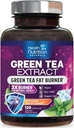 Green Tea Extract Pills - 98% Standardisierte EGCG 1300mg 3X Stärke für natürliche Energie - Unterstützt Herz- und Antioxidantien-Gesundheit Kräuter- und Immununterstützungsergänzung Polyphenole & Catechins - 120 Kapseln