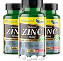 Amerika Medic & Science Chelat Zink 50 mg Ergänzungen (3 Packung von 60 Tabletten) Immun Booster und leistungsfähige Antioxidante Pillen für Erwachsene Männer und Frauen | Hoch absorbierbares Mineral, verbessert Mood & Schlaf