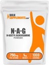 BulkSupplements.com N-Acetyl Glucosamin Pulver - NAG Pulver, Glucosamin 750mg, Nahrungsergänzung - Glutenfrei, 750mg pro Servierung, 1kg (2.2 lbs) (Pack von 1)