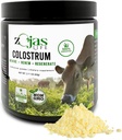 Kolostrum-Ergänzung, 100% Gras Fed, aus Bio-Farmen, Kolostrum-Pulver für Immunität, Gut Gesundheit, Wellness - Hergestellt mit Regenerativen Farming Practices, 30 Tage Versorgung, Unflavored