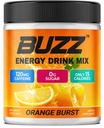 Morning Buzz Energy Drink Powder - Energy Boost Drink Mix - Zuckerfreie Energie mit Antioxidantien - Morning Kickstart und Sports Nutrition Endurance Produkt - 30 Servierungen, Orange Burst, 8 Unzen