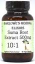 Barlowe Kräuter Elixiers Suma Root Extract Supplement | Pfaffia Paniculata | 10:1 Konzentrierter Extrakt | 500mg pro Kapsel | 60 Vegan Kapseln | Stearatefrei, Glas gefüttert, Additive-Free
