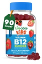 Lebensfähige Zucker Kostenlose Kinder Vitamin B12 Gummie | 1000 mcg | Große Verkostung B12 Vitamine für Kinder | Energie, Stimmung und Stoffwechsel Unterstützung | B 12 Vitamin Gummie für Jungen und Mädchen | 90 Gummie