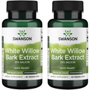 Swanson Maximum Stärke Weiß Willow Bark Extrakt-Promotes Gelenk Unterstützung & Muskel Relief-Standardisiert zu 25% Salicin-Natural Supplement mit keine Stomach Irritation (60 Veggie Caps, 500mg Jeder) 2 Pack