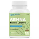 Puregen Labs Senna 8.6 mg Tabletten (120 Count) – Natürliche Sennoside Vegetable Laxative für Verstopfung, Bloating, Gas, Unregelmäßigkeit Relief