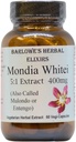 Barlowe Kräuter Elixier Mondia Whitei 5:1 Extrakt | 400mg pro Kapsel | Traditionelle afrikanische Vitalität Kräuter für allgemeine Gesundheit & Wellness | 60 Vegan Kapseln | Saubere, Filler-freie Formel