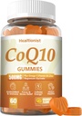 1 Confezione 500MG Coq10 Gummies - 3X Migliore Assorbimento, Plus Omega-3, Magnesio, Vitamina B3 & Zinc - Coenzima Q10 Integratori per la salute del cuore, Cellular Energy & Antioxidant, Vegan, 60 Conti