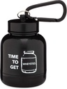 ONMYWHEY - Protein Powder & Supplement Funnel Keychain, Portable To-Go Container für das Gym, Workouts, Fitness, & Travel - TSA genehmigt, Zeit, um Wheysted zu erhalten