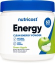Nutricost Energy Complex (Pomme verte) (60 portions) - Poudre d'énergie propre, 300g Complément alimentaire