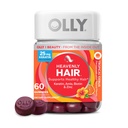 OLLY Himmlische Haar-Gummi, Unterstützt gesundes Haar, Keratin, Biotin, AMLA, Kaubare Ergänzung, 30 Tage Versorgung - 60 Count