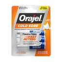 Orajel Touch Free Cold Sore Treatment .12oz, Flüssige Formel, bietet sofortige und gezielte Schmerzlinderung, Bonusgröße, 6 Applicators.