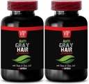 Pure Biotin Powder - Graue Haarlösung - Anti graue Haarform, graue Haartabletten, graue Haarlösung, graue Haarergänzung, graue Haare Ergänzung zu umgekehrt, graues Haar umgekehrt - 2B 120 Caps