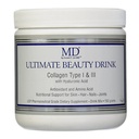 MD Ultimate Beauty Drink Powder CollagenTyp I & III | Collagen Nahrungsergänzung mit Antioxidantien | Bietet Ernährungsunterstützung für Haut, Haar, Nägel, Gelenke | 150 Gramm