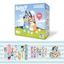Bluey Kids Bandages, 3 sortierte Größen 100 CT | Tragen wie Aufkleber, Flexible Adhesive Bandages für Minor Cuts, Scrapes und Burns. Große Geschenkidee und Stocking Stuffer
