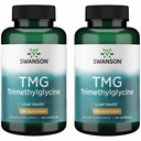 Swanson TMG Trimethylglycin - Aminosäure-Ergänzung Gesunde Leberfunktion und Herzgesundheitsunterstützung fördern - (90 Kapseln, je 500 mg) (2 Packung)