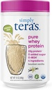 einfach tera's Pure Whey Protein Powder - Gras Fed Vanille Whey Protein Powder, Clean, Made without Künstliche Süßungsmittel, Non-GMO, Kosher, rBGH-Free, Soy-Free - 12 Oz