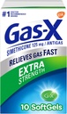 Gas-X Extra Strength Gas Relief Softgel mit Simethicone 125 mg - 10 Zähler
