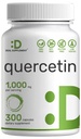 Quercetin 1000mg pro Servierung, 300 Kapseln – Gesunde Immununterstützungsergänzungsmittel, hohe Bioverfügbare Flavonoide, natürliches Antioxidans – Non-GMO, Soy Free, No Gluten