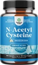 NAC Supplement N-Acetyl Cystein 600mg - Potent Vegan hohe Absorption NAC 600mg Kapseln Glutathione Precursor für Leberreiniger Detox & Repair Plus Lung Gesundheit und Immunität Unterstützung (180ct)
