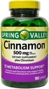 Spring Valley Cinnamon 500mg Stoffwechselunterstützung