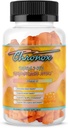 Chronox Orange Flavor Omega 3 Fischöl Gummi für Erwachsene - Delicious Chewable Omega 3 Supplement mit Fischöl - Pillen Alternative und Non-GMO Gummis für tägliche Gesundheit - (60 Count)
