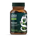 Gaia Herbs Bacopa - Brain und kognitive Unterstützung Kräuter-Ergänzung - Hergestellt mit Bacopa (Bacopa Monnieri) um einen blühenden Geist zu unterstützen - 60 Vegan Liquid Phyto-Capsules (bis zu 60-Tage-Versorgung)