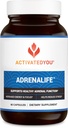ACTIVATEDYOU AdrenaLife- Beruhigung und Entspannung Adrenal Support-Ergänzung für Stress-Relief, Ruheschlaf und konzentrierte Energie w/Magnesium, Vitamin B12, & Rhodiola Rosea Extract (90 Kapseln)
