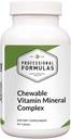 Professionelle Formeln Kaubarer Vitamin Mineral Complex – essentielle Vitamine & Mineralstoffe in einer großen Verkostung Honig aromatisierte Kautablette für die Verwendung als Tageszuschlag* – Glutenfrei, 90 Tabletten