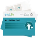PatchAid D3/Calcium Topical Patch 30-Day Supply (Pack of 2)