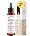 Bare Botanics Unscented 4oz Pure Magnesium Öl Spray aus dem Toten Meer | Schnell absorbieren | Handpoured in Madison, WI | Unterstützt Schlaf & Beruhigt Sore Muskeln