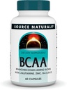 Quelle Naturals BCAA verzweigte Kette Aminosäuren, unterstützt die Muskelsysteme des Körpers* - 60 Kapseln
