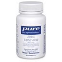 Pure Encapsulations Alpha Lipoic Acid 400 mg | ALA Ergänzung für Leberunterstützung, Antioxidantien, Nerve und Herz-Kreislauf-Gesundheit, kostenlose Radikale und Kohlenhydratunterstützung* | 60 Kapseln