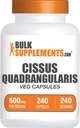 BulkSupplements.com Cissus Quadrangularis Extrakt Kapseln - Cissus Quadrangularis Supplement - Glutenfrei, 1 Kapsel pro Servierung, 240 Veg Kapseln (Pack von 1)
