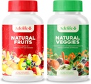 Obst und Gemüse Nahrungsergänzung, Insgesamt 120 Kapseln, Erdenergie Früchte und Gemüse, Tägliche Vitamine, Super Fruits und Gemüse Ergänzungen, Gemüse Ergänzungen für Erwachsene, MADE in USA